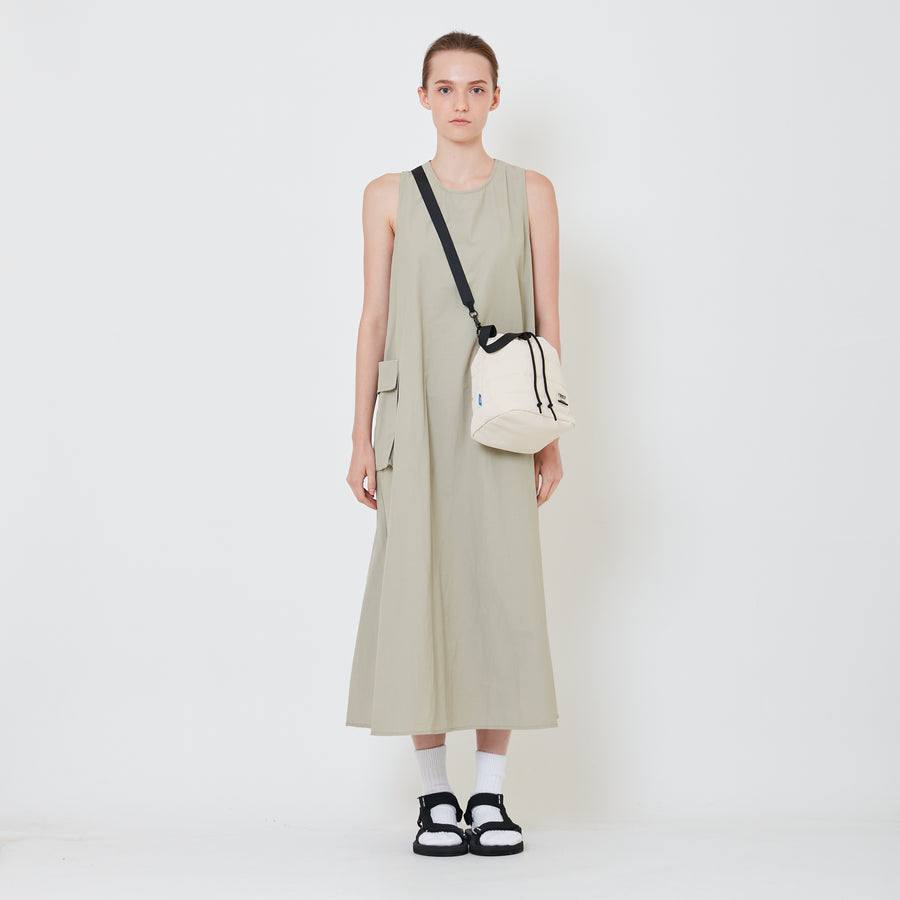 Crossbody Bucket Bag - Beige - SA2408028A