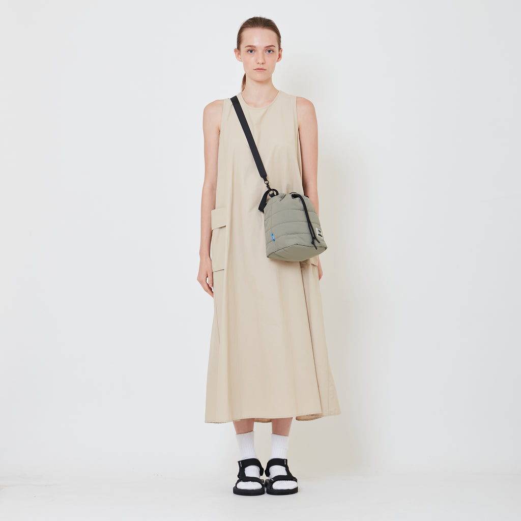 Crossbody Bucket Bag - Dusty Green - SA2408028C