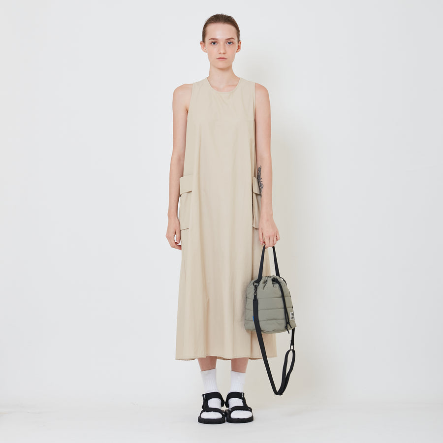 Crossbody Bucket Bag - Dusty Green - SA2408028C