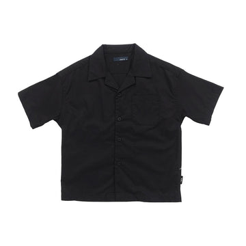 Boy Oversized Shirt - Black - SB2305196B