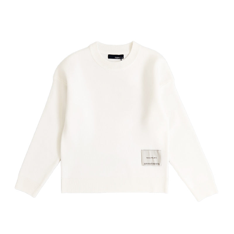 Boy Oversized Sweater - Off White - SB2308224A