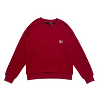 Boy Embroidery Oversized Sweatshirt - Dark Red - SB2311266C