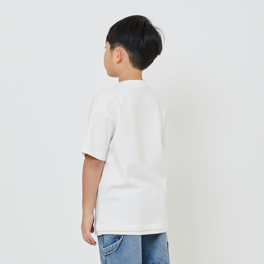 Boy Embroidery Oversized Tee - SB2402018