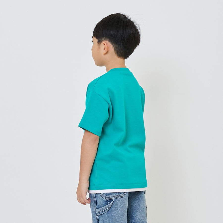 Boy Embroidery Oversized Tee - SB2402018