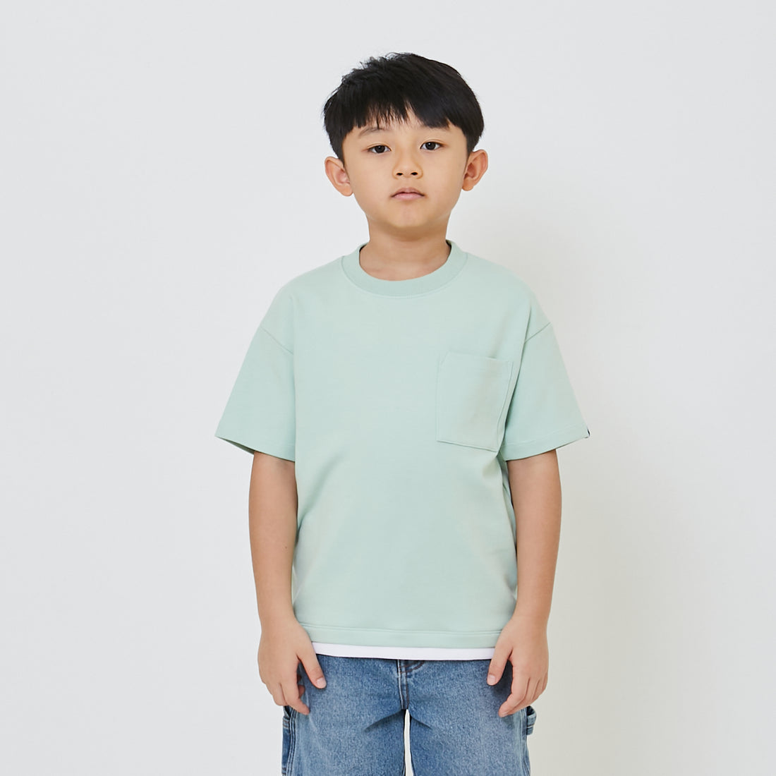 Boy Essential Oversized Pocket Tee - SB2403035