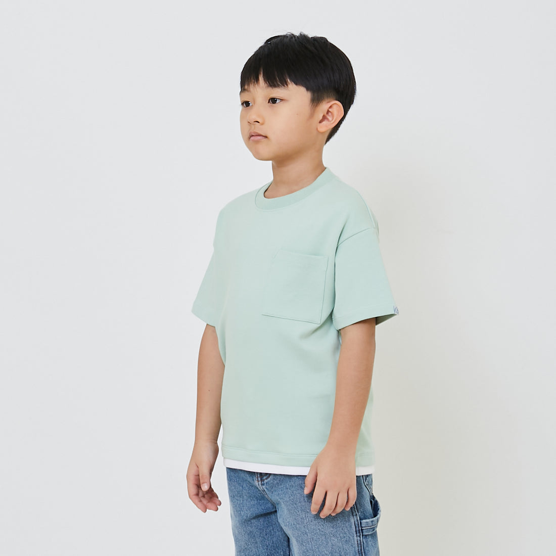 Boy Essential Oversized Pocket Tee - SB2403035