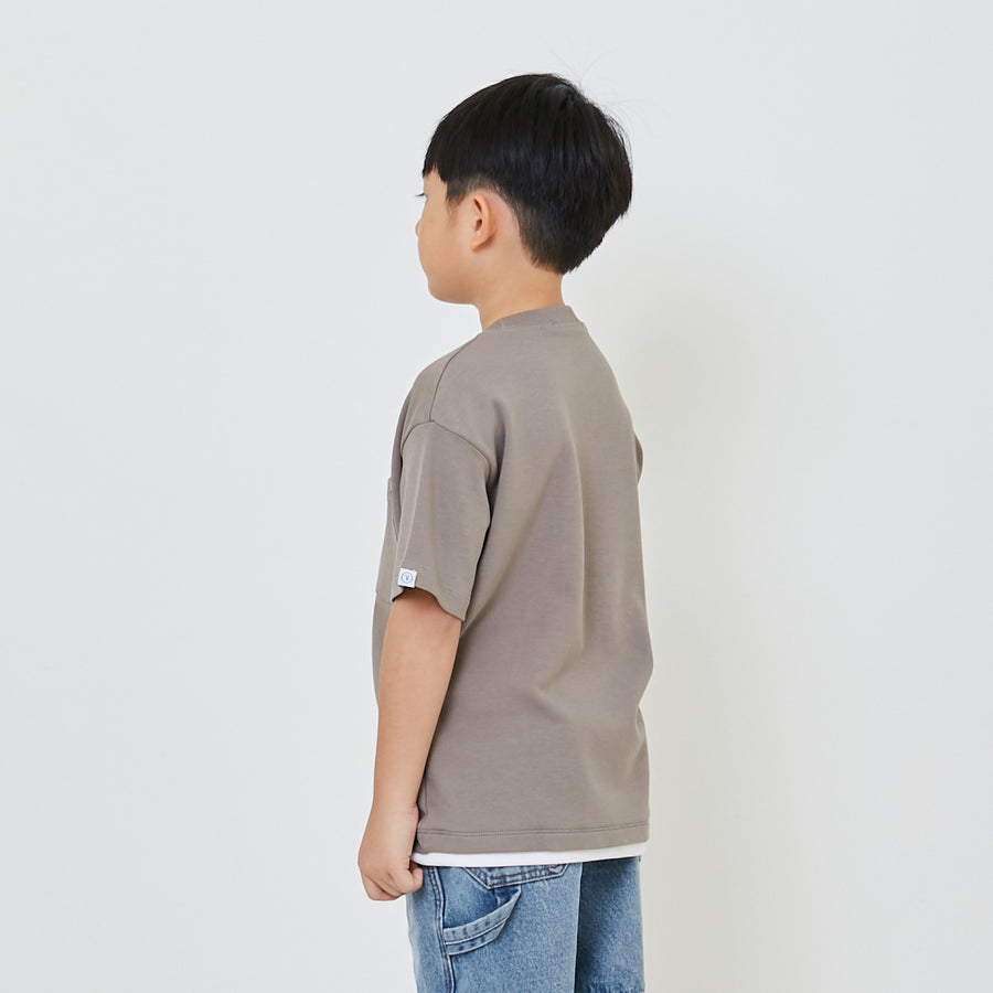 Boy Essential Oversized Pocket Tee - SB2403035