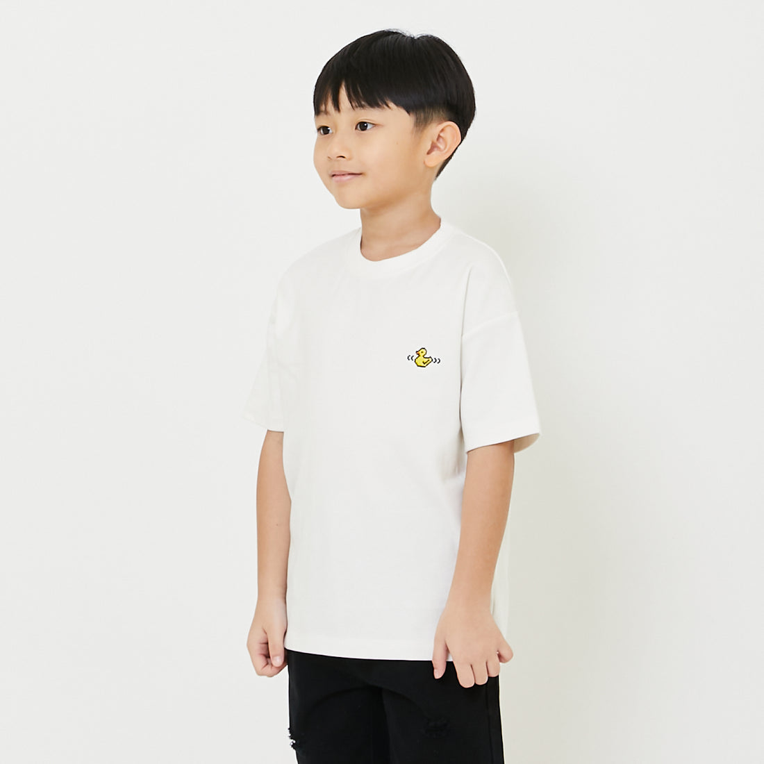 Boy Embroidery Oversized Tee - SB2406074