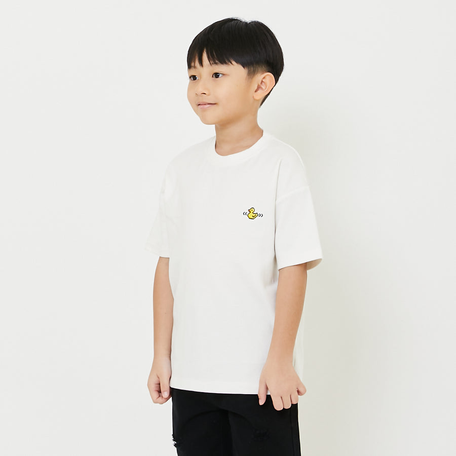 Boy Embroidery Oversized Tee - SB2406074