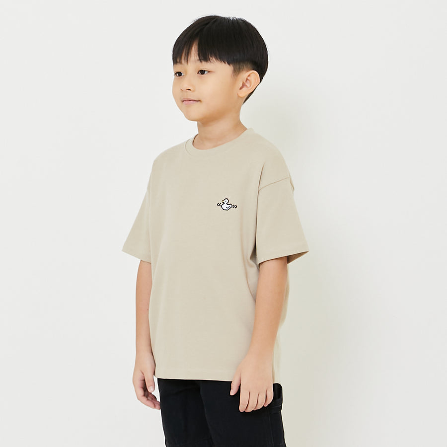 Boy Embroidery Oversized Tee - SB2406074