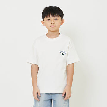 Boy Oversized Embroidery Tee - SB2407078