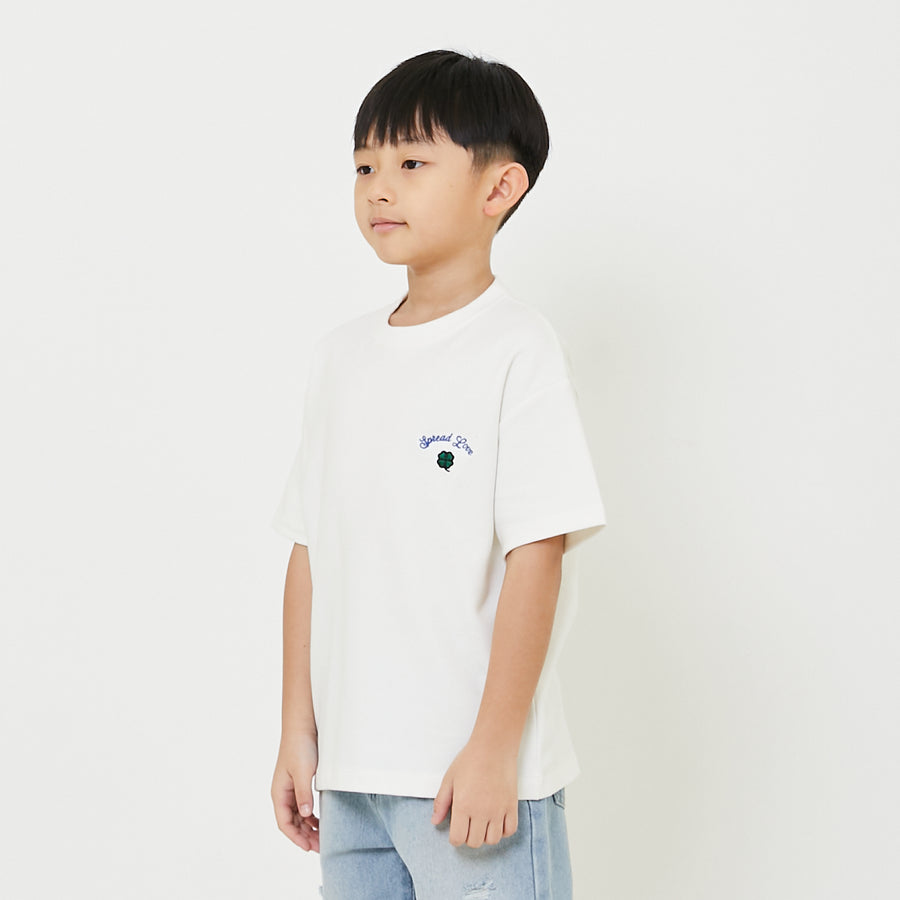 Boy Oversized Embroidery Tee - SB2407078