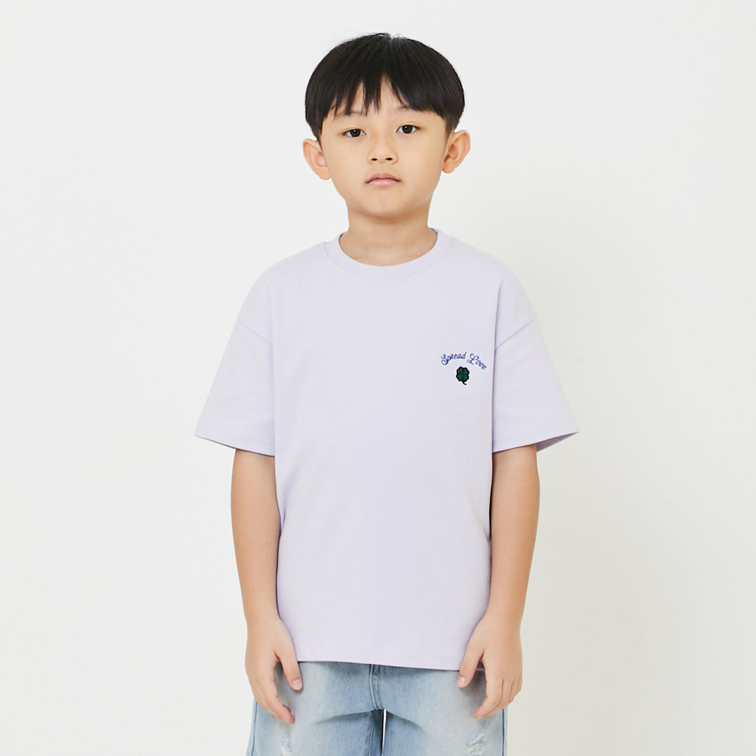 Boy Oversized Embroidery Tee - SB2407078