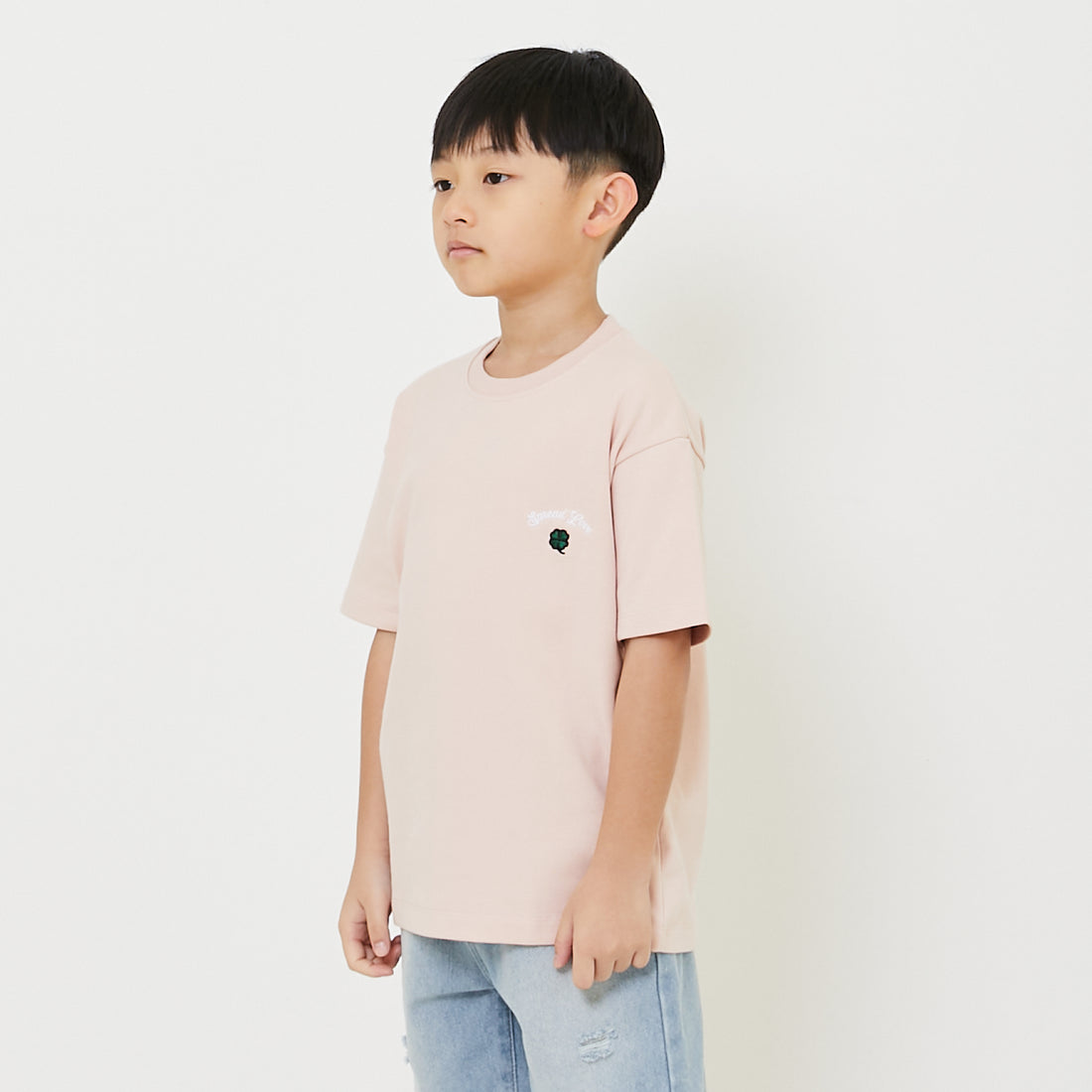 Boy Oversized Embroidery Tee - SB2407078