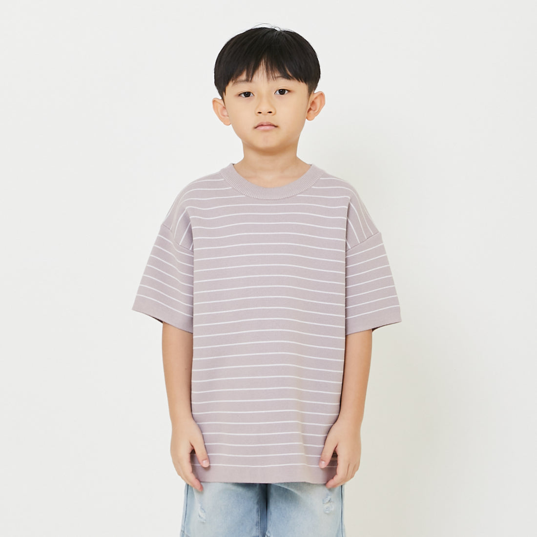 Boy Oversized Stripe Sweater - SB2407082