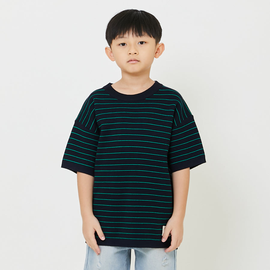 Boy Oversized Stripe Sweater - SB2407082