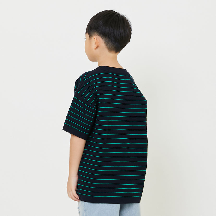 Boy Oversized Stripe Sweater - SB2407082