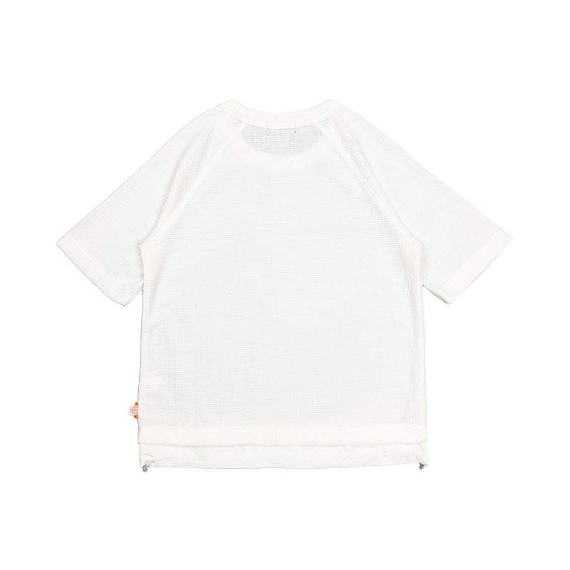 Boy Oversized Waffle Top - SB2408093