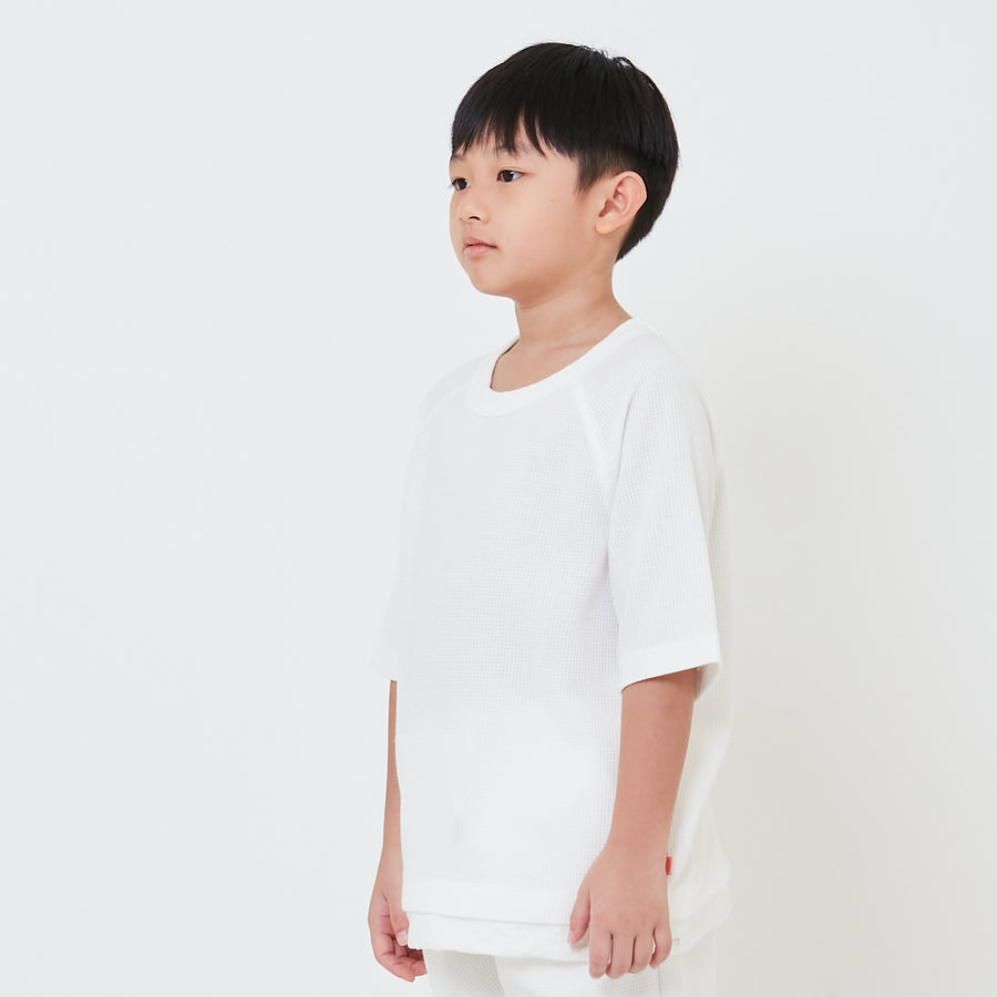 Boy Oversized Waffle Top - SB2408093