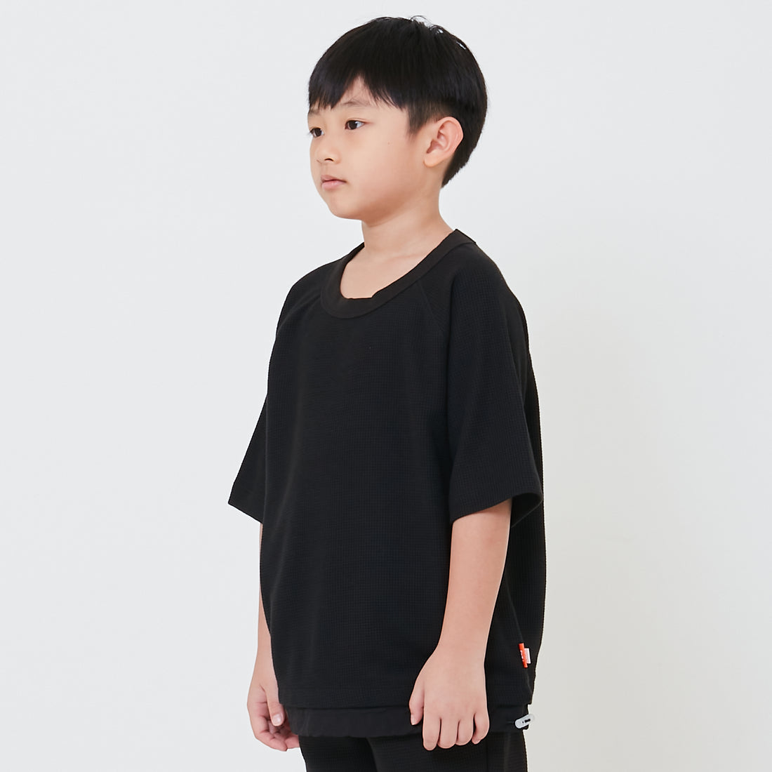 Boy Oversized Waffle Top - SB2408093