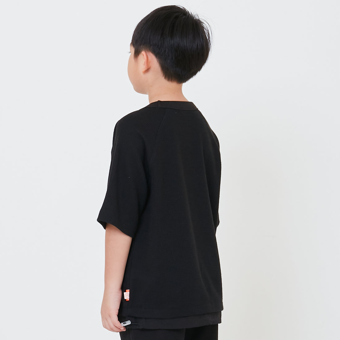 Boy Oversized Waffle Top - SB2408093