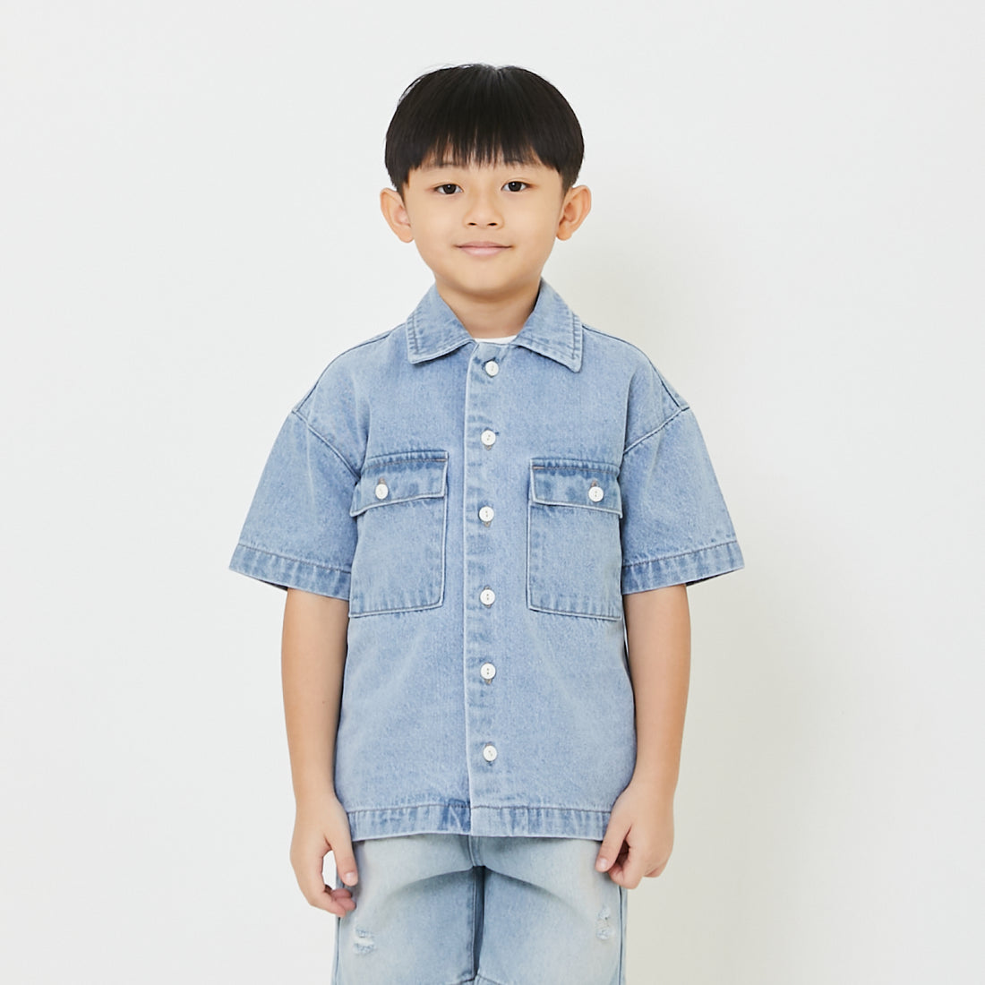 Boy Oversized Shirt - SB2408101A