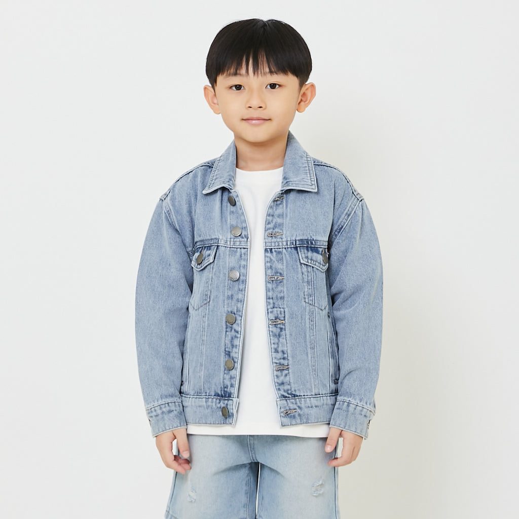 Boy Oversized Denim Jacket - SB2408104A