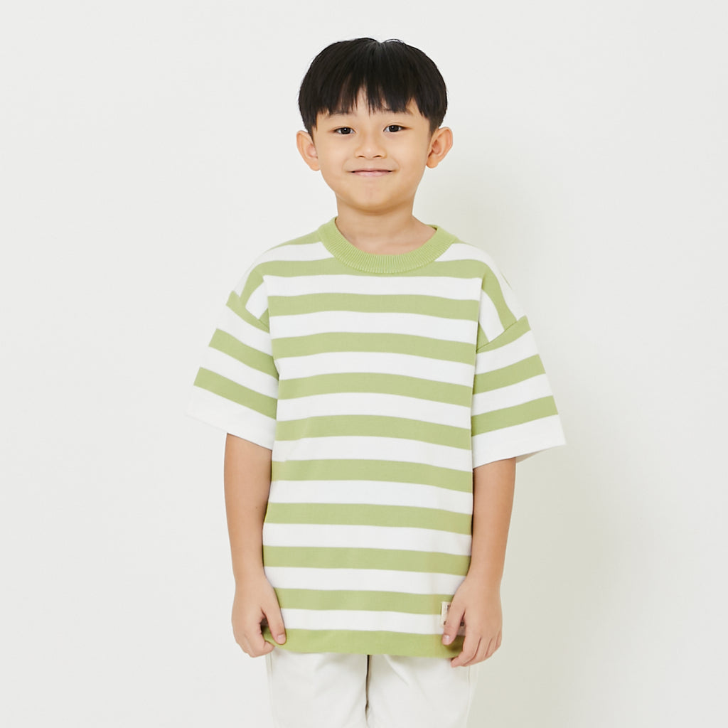 Boy Oversized Stripe Sweater - SB2409111