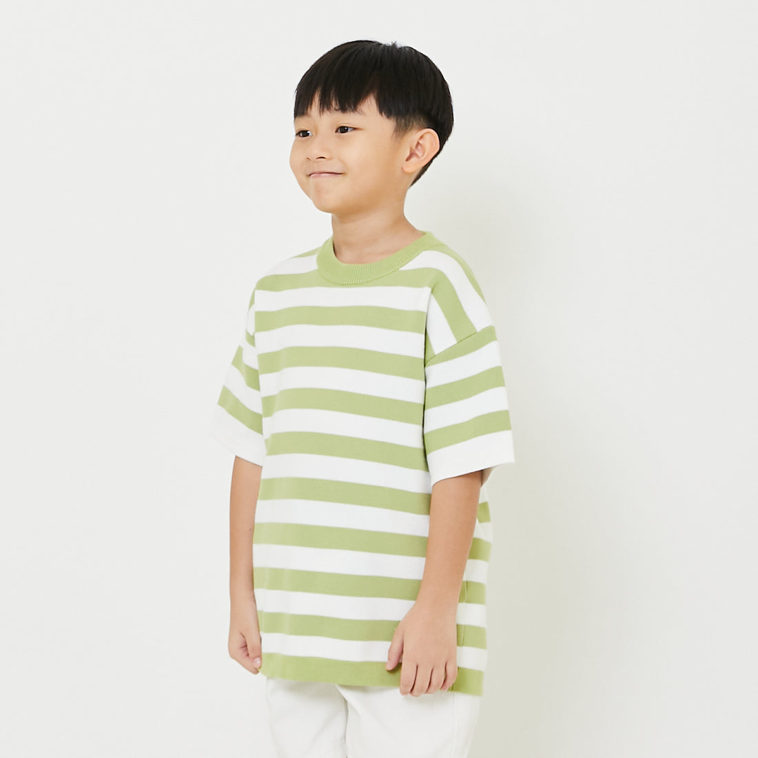 Boy Oversized Stripe Sweater - SB2409111