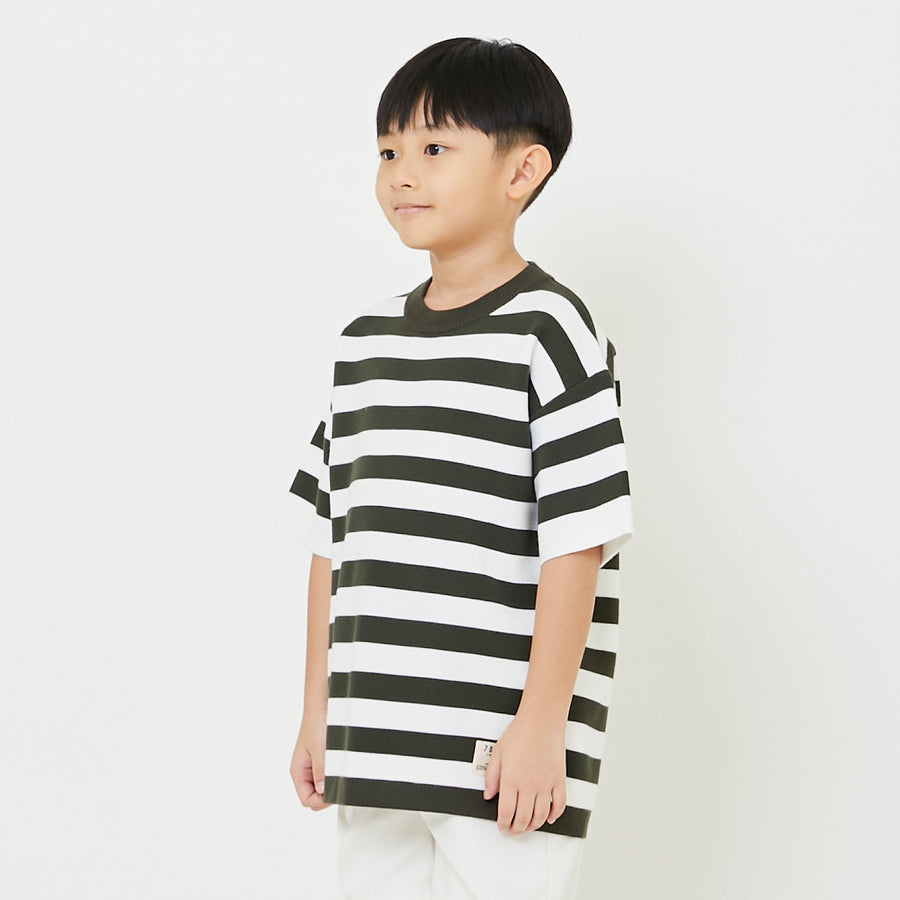 Boy Oversized Stripe Sweater - SB2409111