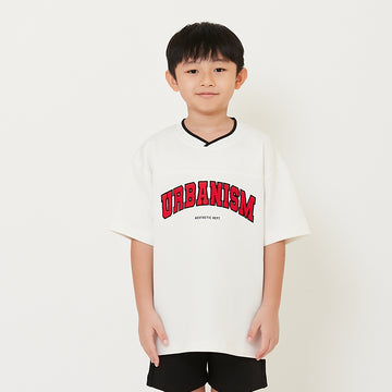 Boy Embroidery Oversized Jersey Tee - SB2410140