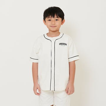 Boy Embroidery Baseball Shirt - SB2410142