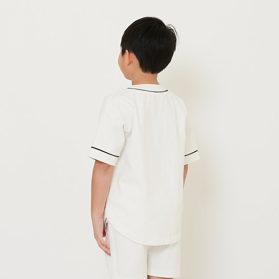 Boy Embroidery Baseball Shirt - SB2410142