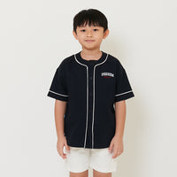 Boy Embroidery Baseball Shirt - SB2410142