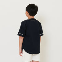 Boy Embroidery Baseball Shirt - SB2410142