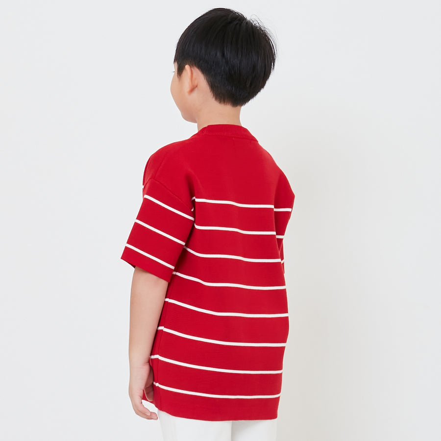 Boy Oversized Stripe Sweater - SB2410144