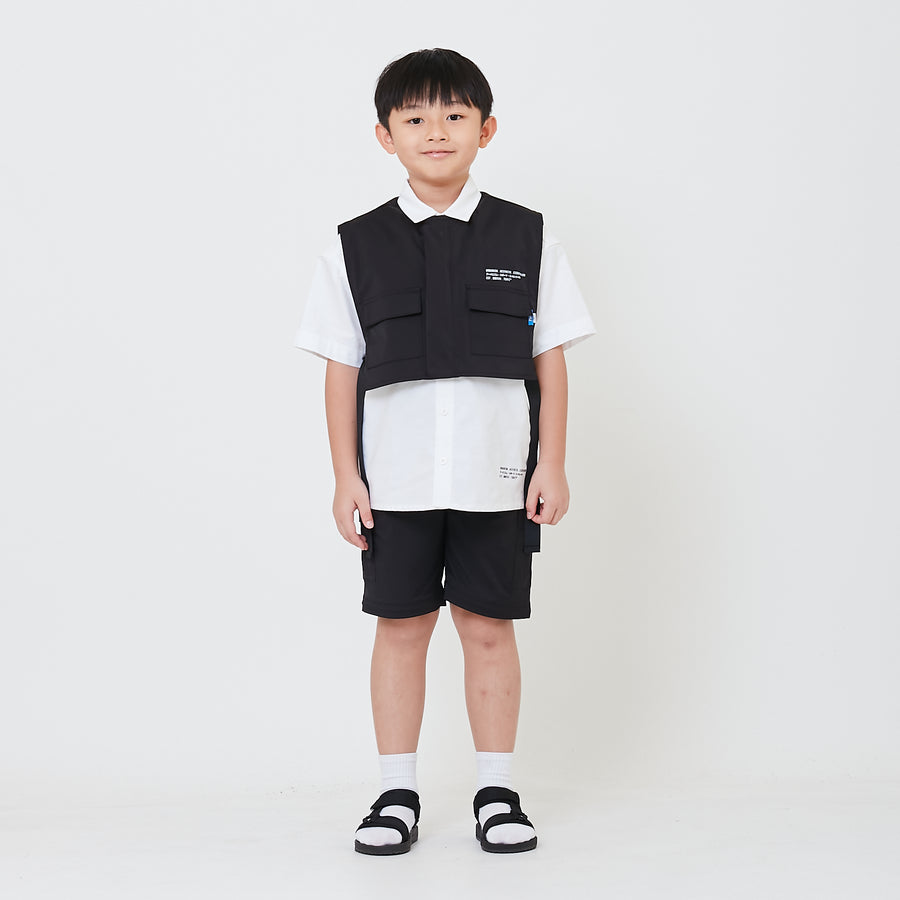 Boy Vest Top - Black - SB2410148A