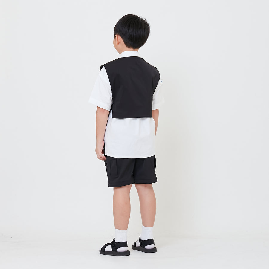 Boy Vest Top - Black - SB2410148A