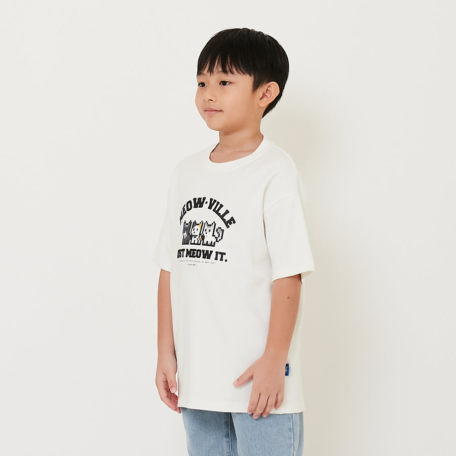 Boy Printed Oversized Tee - SB2410151