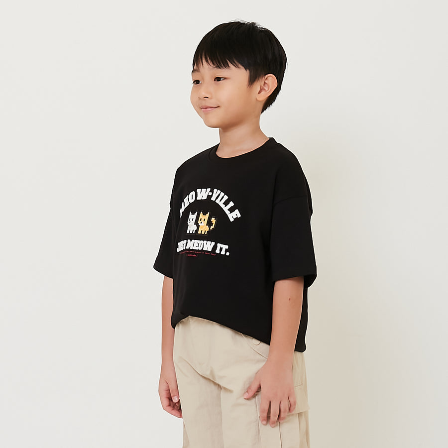 Boy Printed Oversized Tee - SB2410151