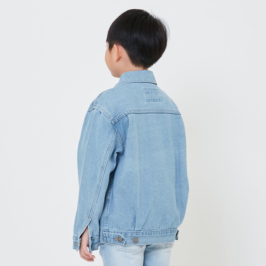 Boy Oversized Denim Jacket - Light Blue - SB2410155A