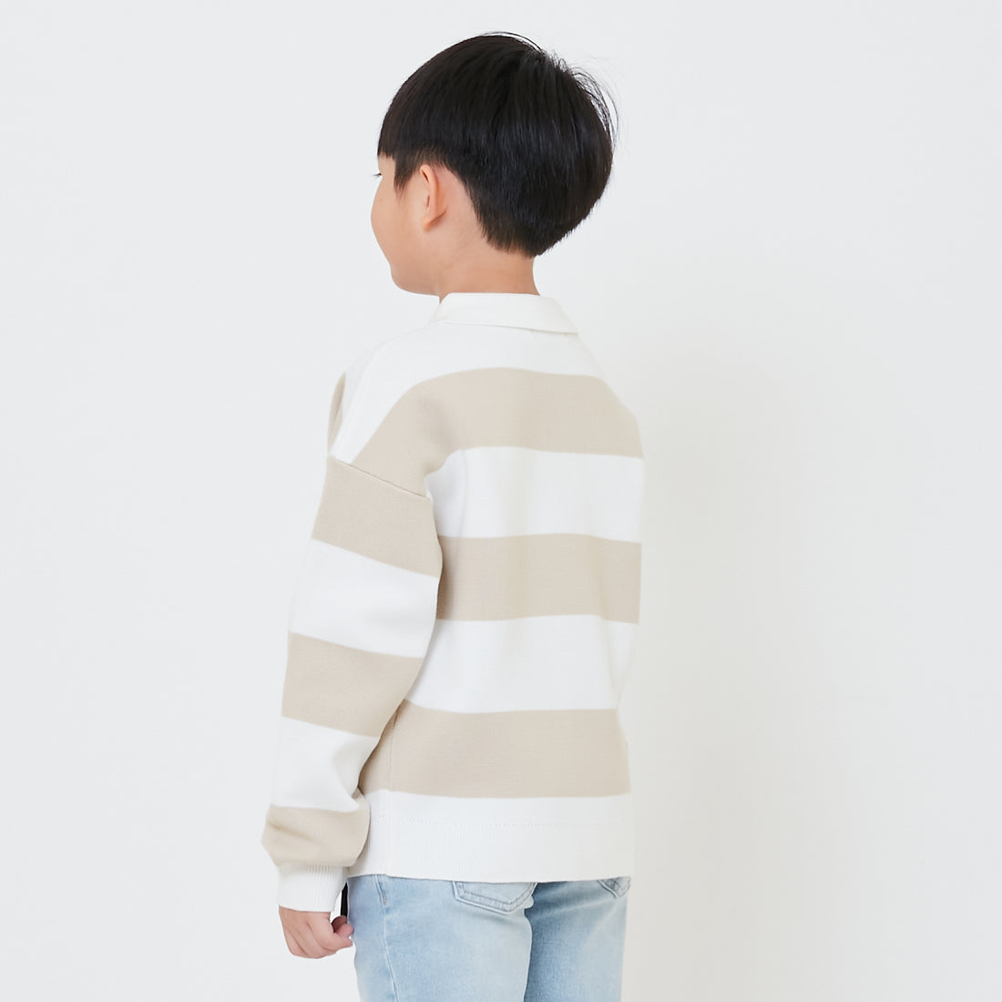 Boy Oversized Polo Sweater - SB2411164