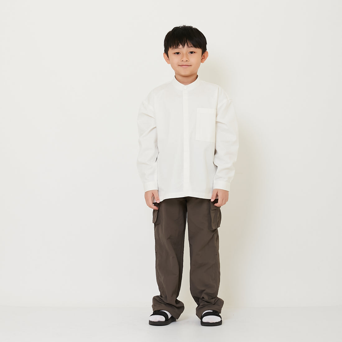 Boy Nylon Cargo Long Pants - SB2411172