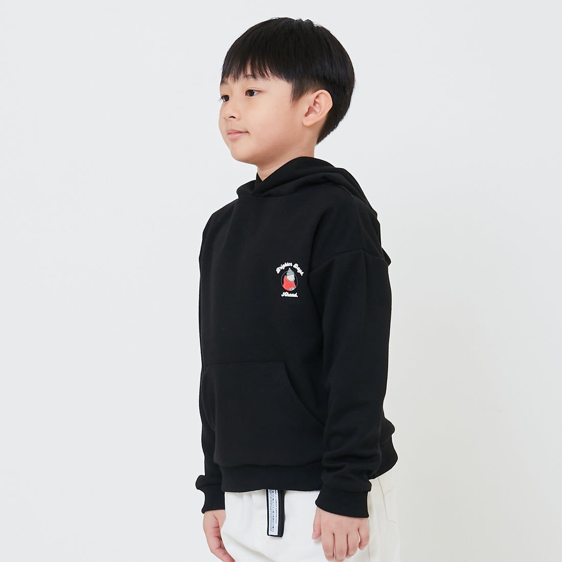 Boy Embroidery Oversized Hoodie - SB2411190