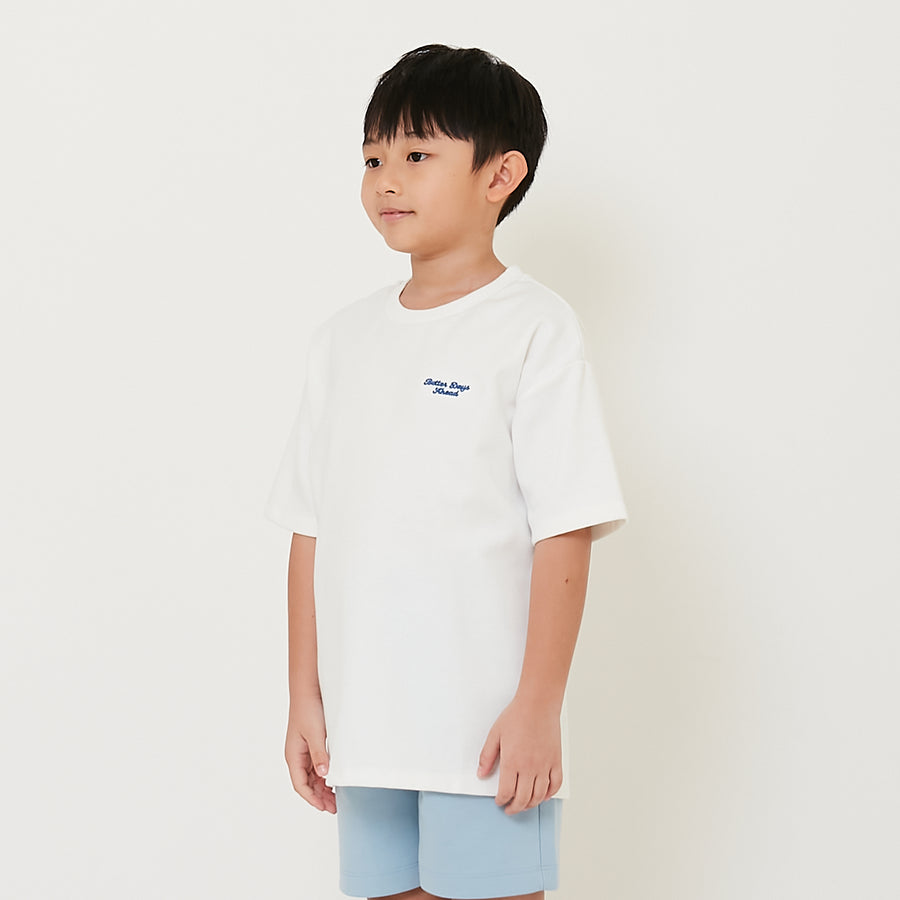 Boy Embroidery Oversized Tee - SB2412176