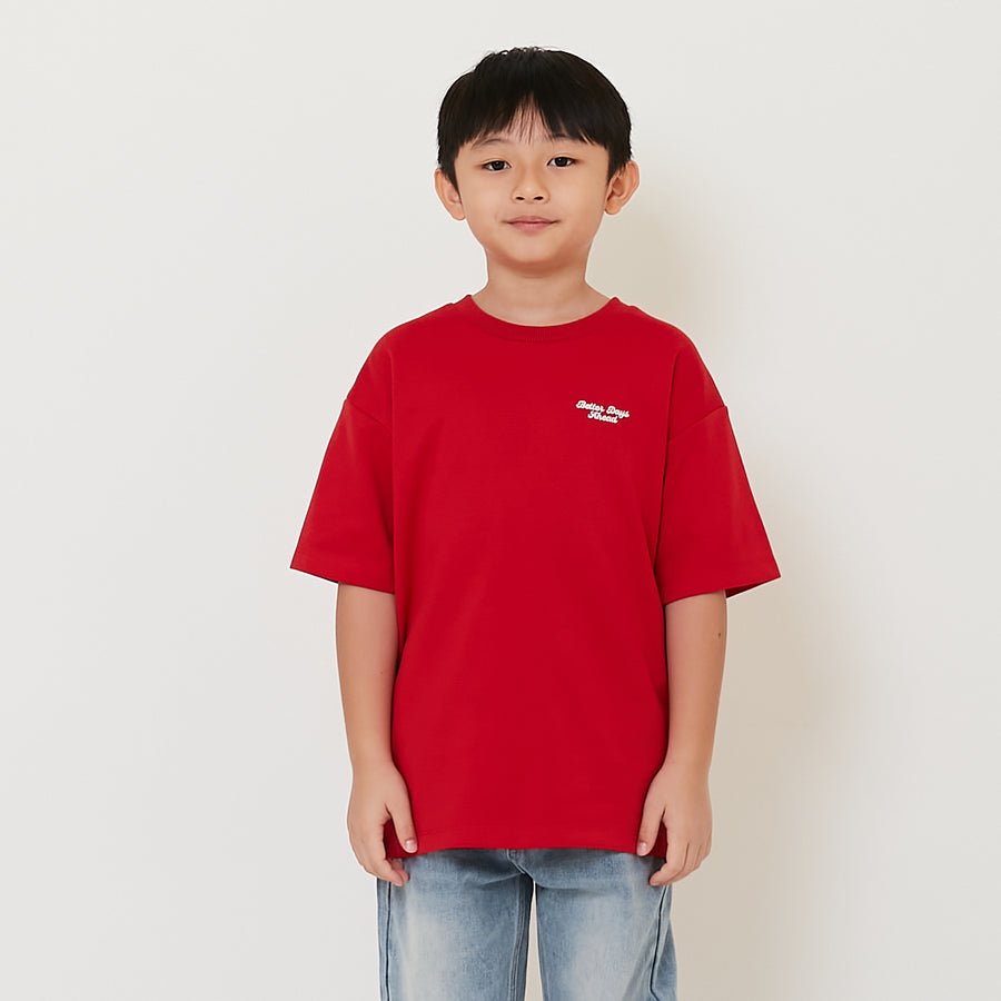 Boy Embroidery Oversized Tee - SB2412176