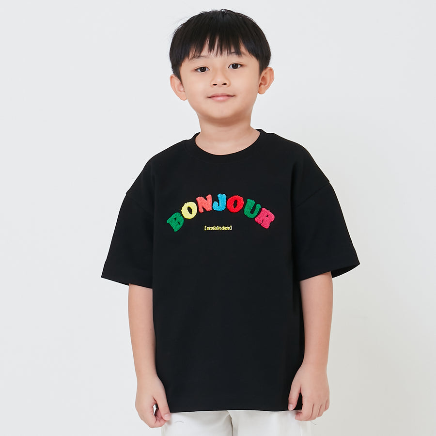 Boy Embroidery Oversized Tee - SB2412177