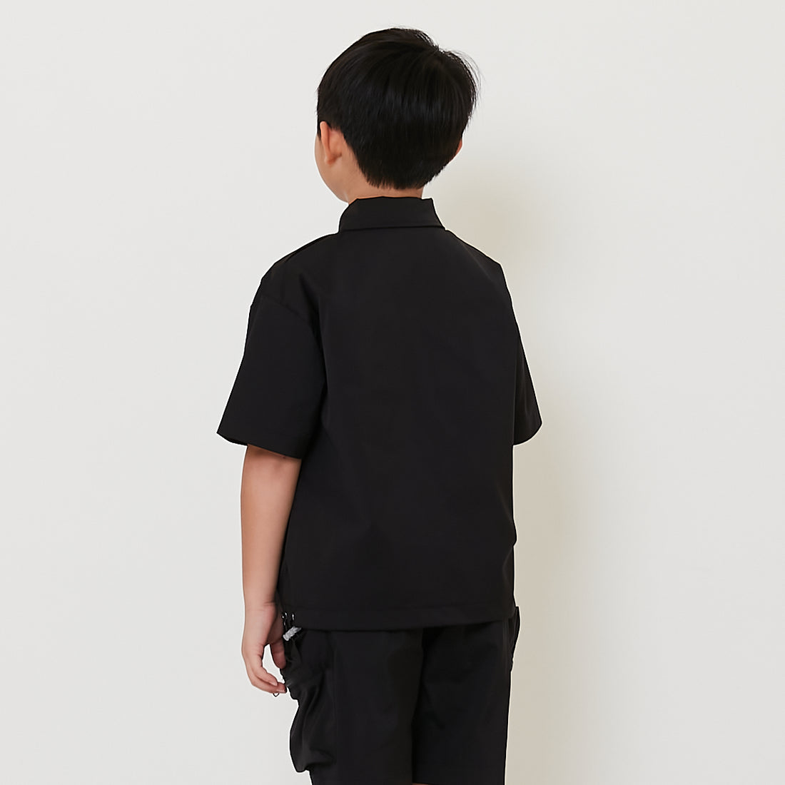 Boy Oversized Nylon Polo Tee - SB2412185