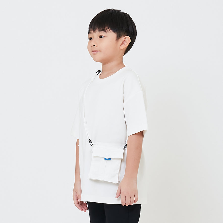 Boy Detachable Patch Pocket Oversized Top - SB2412187