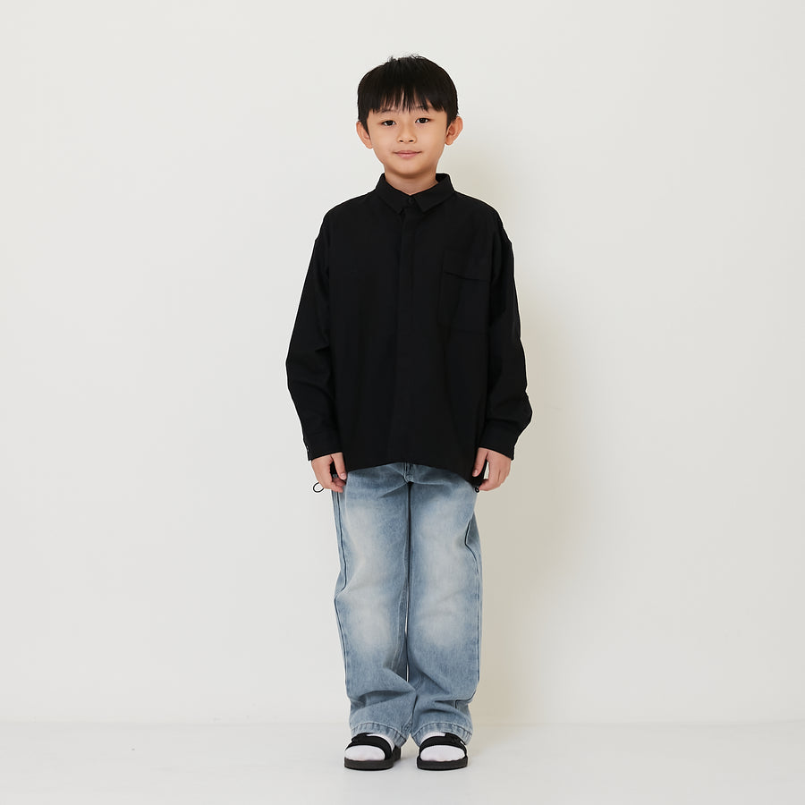 Boy Straight Cut Denim Long Pants - SB2412189